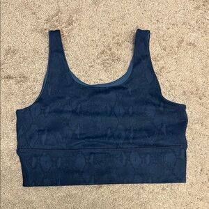 DYI X Soul Cycle Navy Blue Sports Bra
